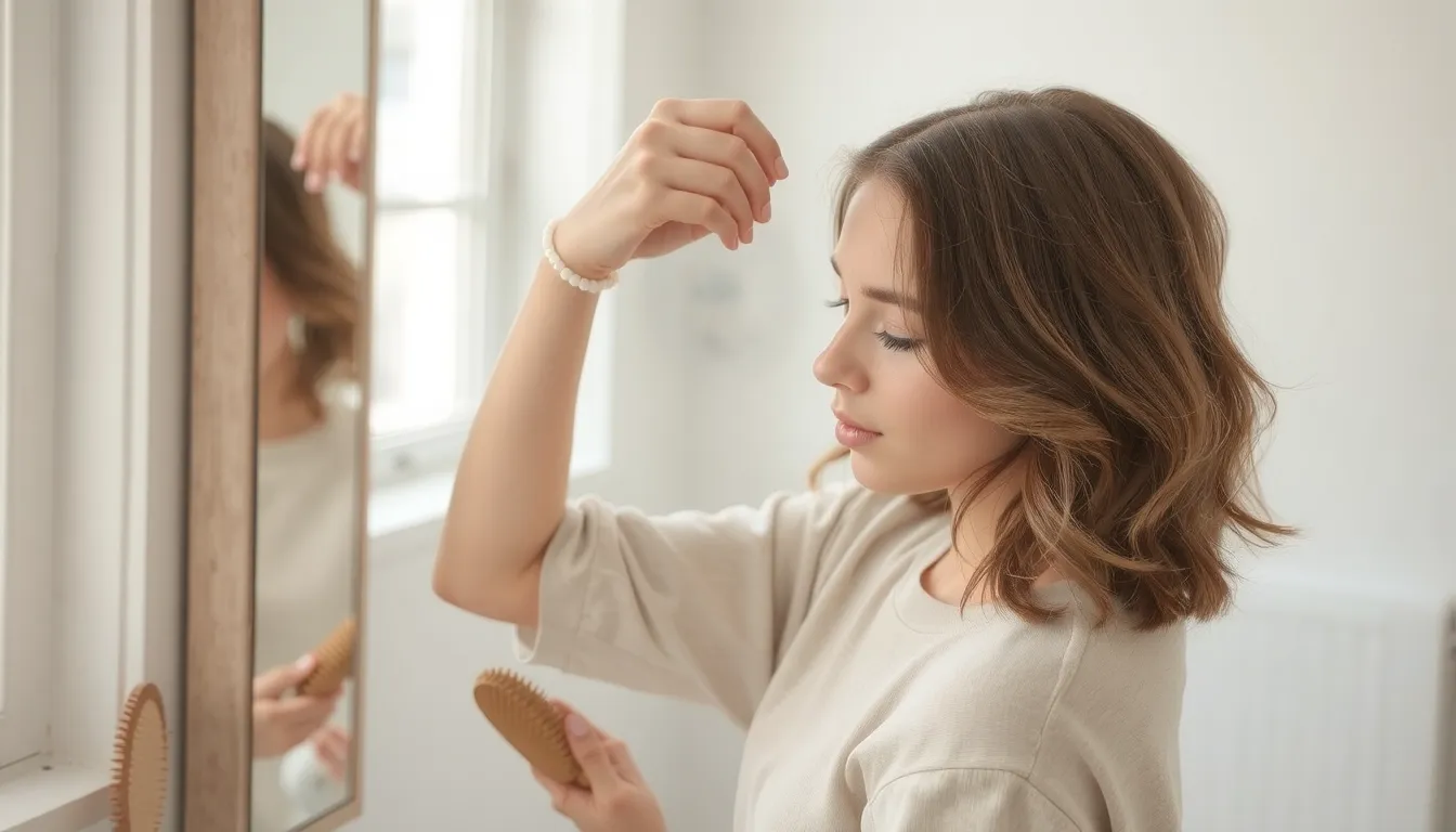 cheveux mi long coiffure facile