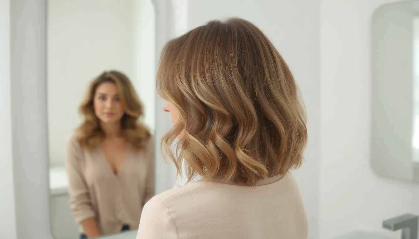 modele de coiffure cheveux mi longs