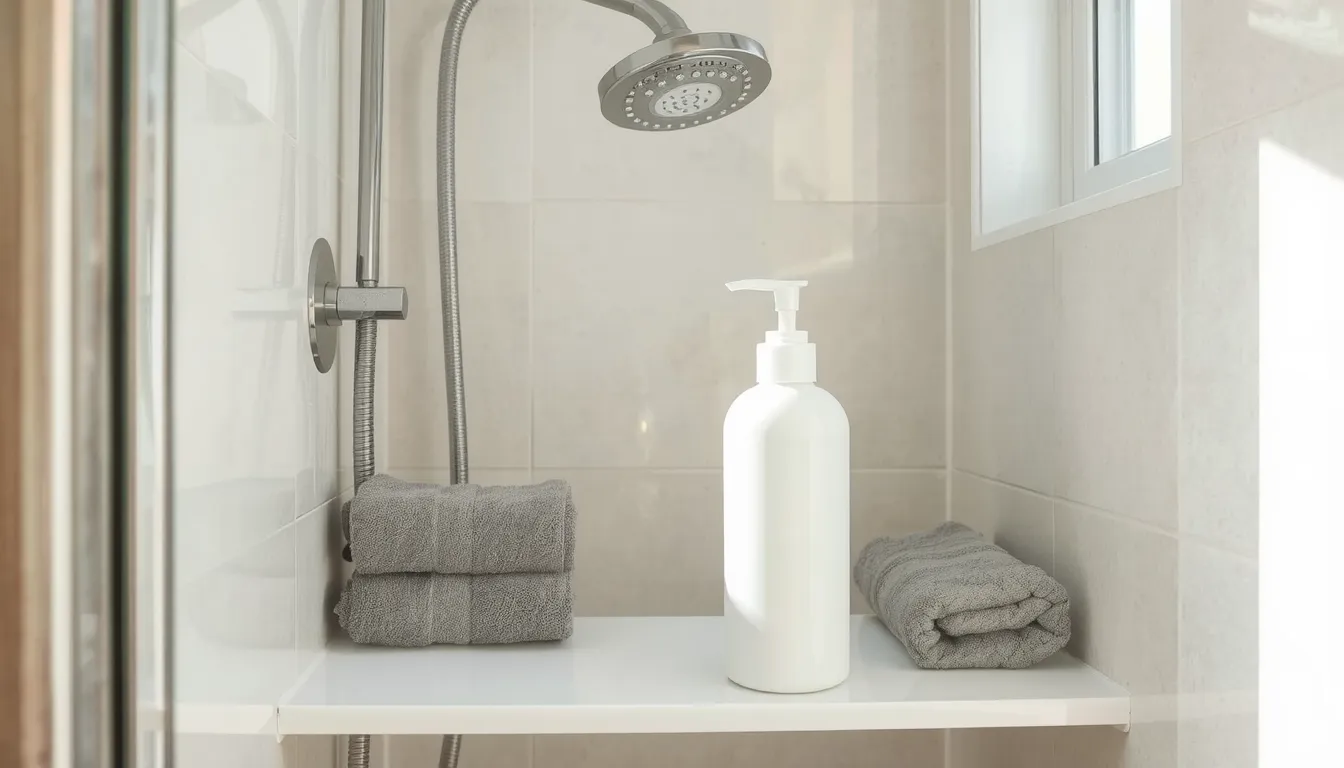 lait sous la douche