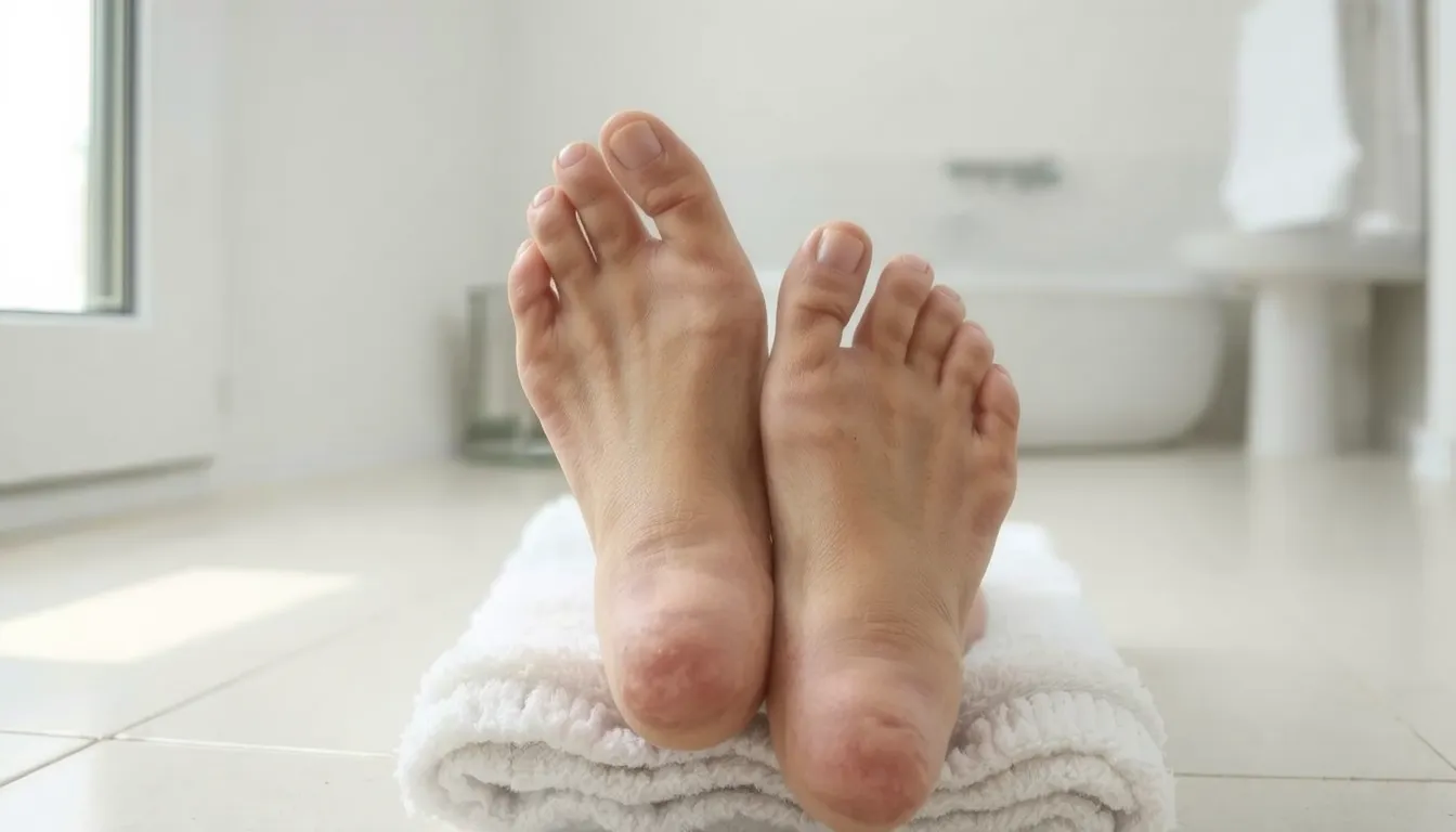 jaunissement des ongles des pieds